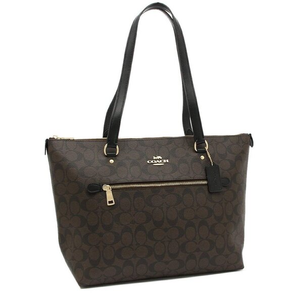 Coach City Gallery Tote Bag In Signature Canvas - Picture 1 of 15